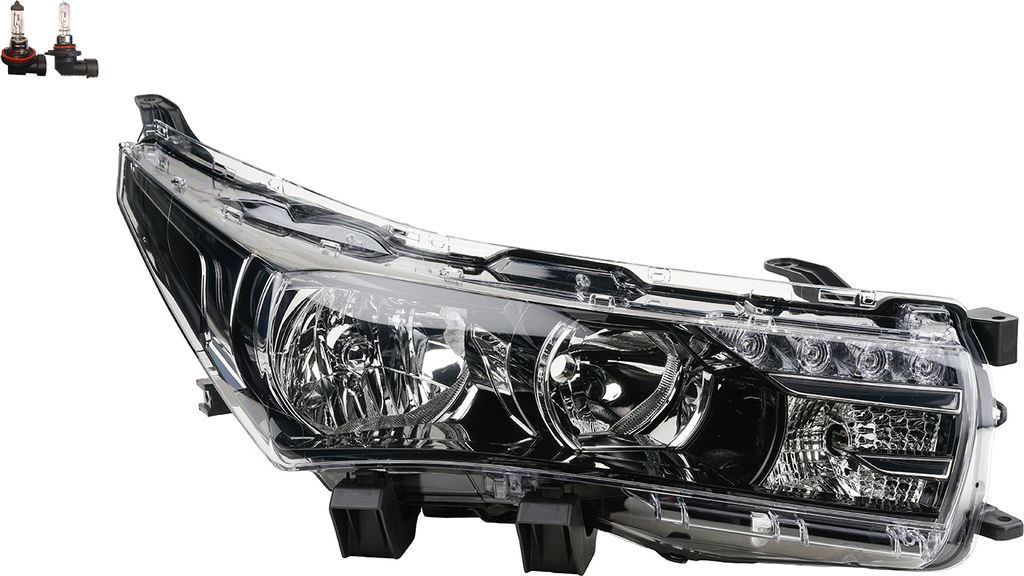 Johns, Scheinwerfer Halogen passend für Toyota Corolla E18 13-16 Rechts Leuchtmittel 8113002E70 8113002E71