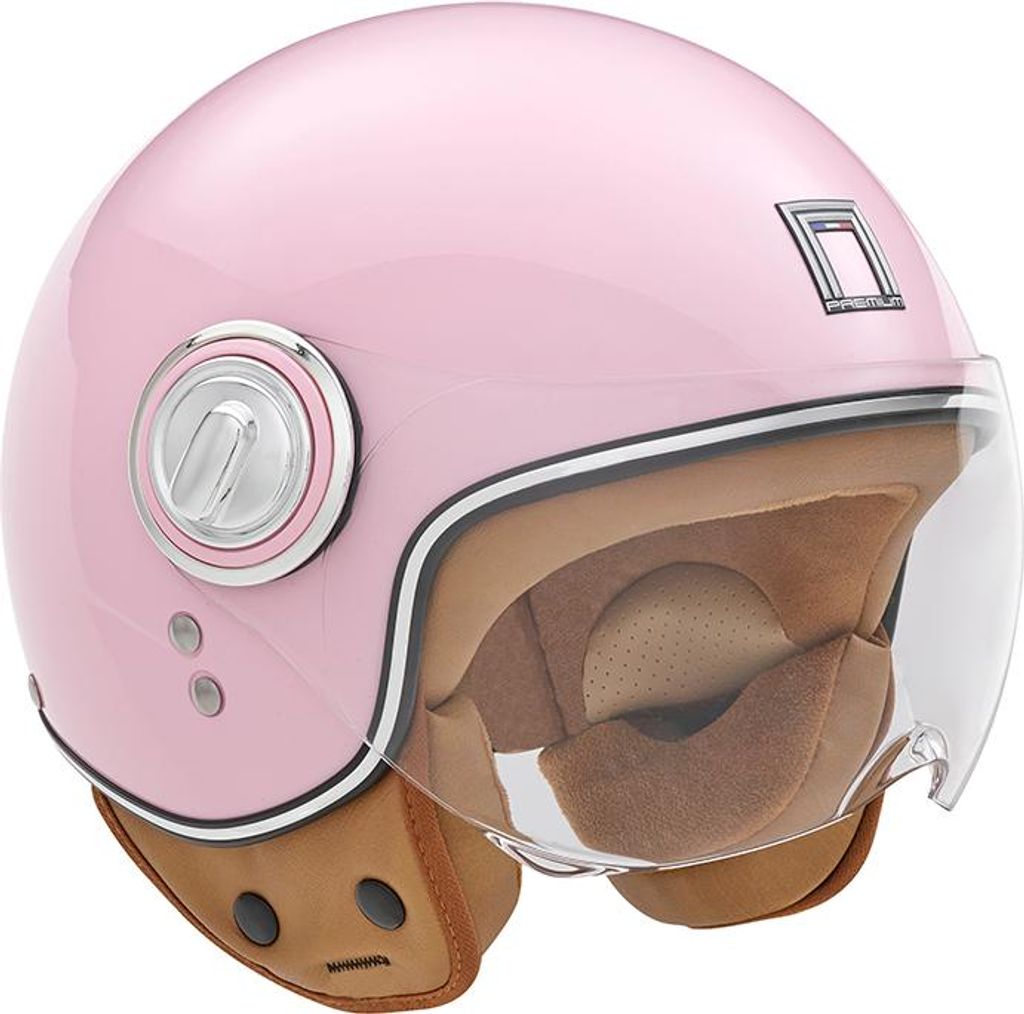 Casque ouvert NOX Jet Idol Solid S rose pastel premium Image du produit 