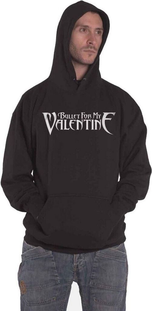 Bullet For My Valentine - Hoodie zum Überziehen Logo für Herren/Damen Uni RO5074 (XXL) (Schwarz)