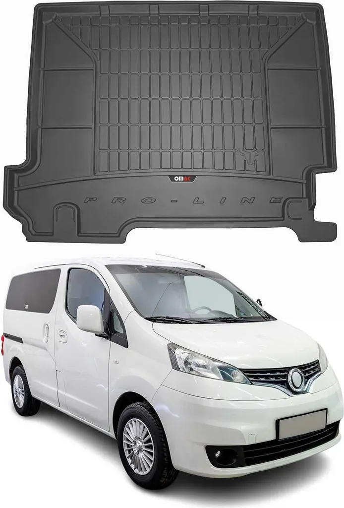 OMAC rivestimento del bagagliaio in gomma per Nissan NV200 2009-2025 5 posti Rivestimento del bagagliaio in TPE