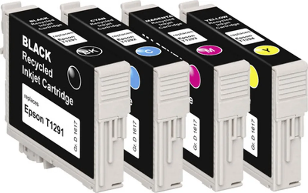 Pack Encre pour Imprimante Epson T1291 T1292 T1293 T1294 - Kit Complet