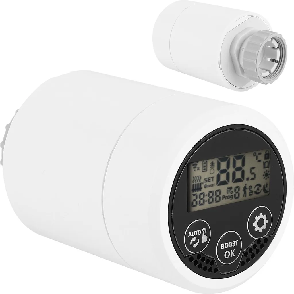 Tête thermostatique connectée Zigbee HY366 pour radiateur à eau chaude - 5