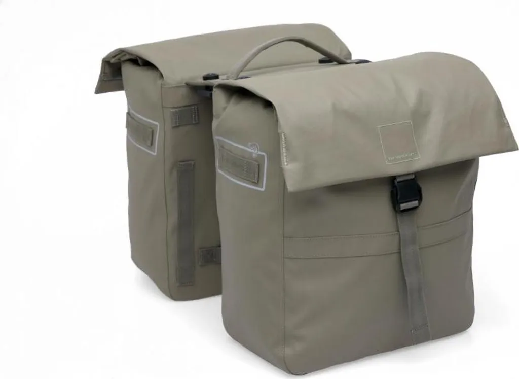 Sacoche Leeds New Looxs MIK 2.0 Taupe - Fixation rapide et 37 litres