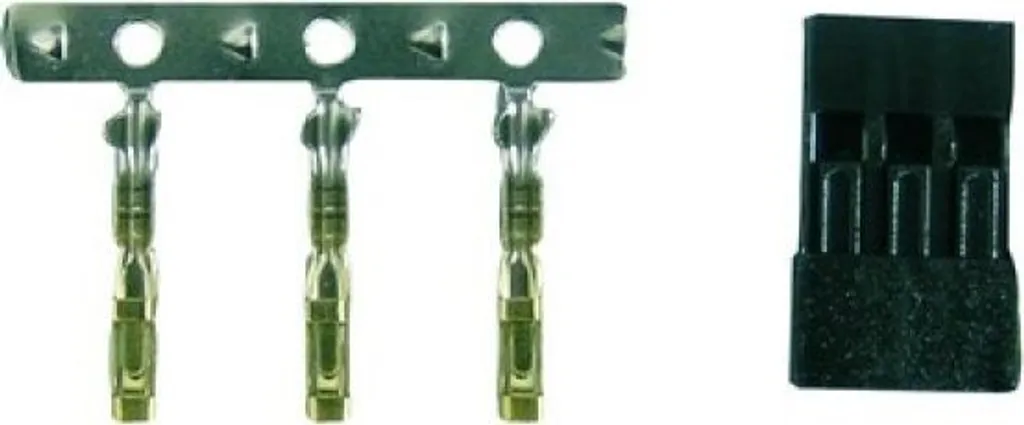 Prise de servo JR Jamara pour extension de câblage et montage sur mesure