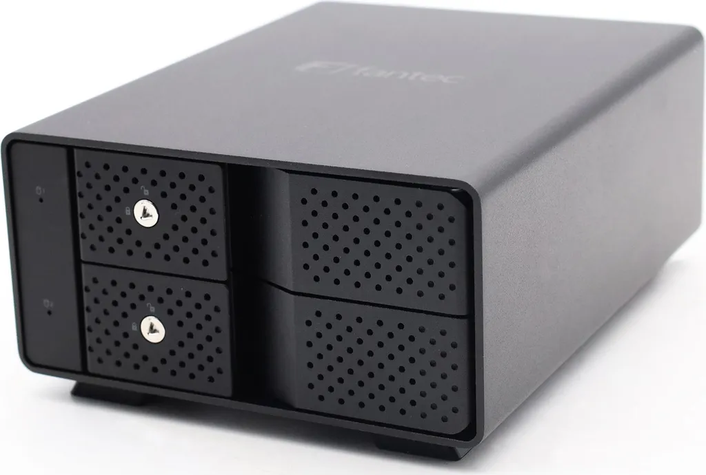 Double boîtier de disque dur externe USB 10G avec fonction RAID FANTEC
