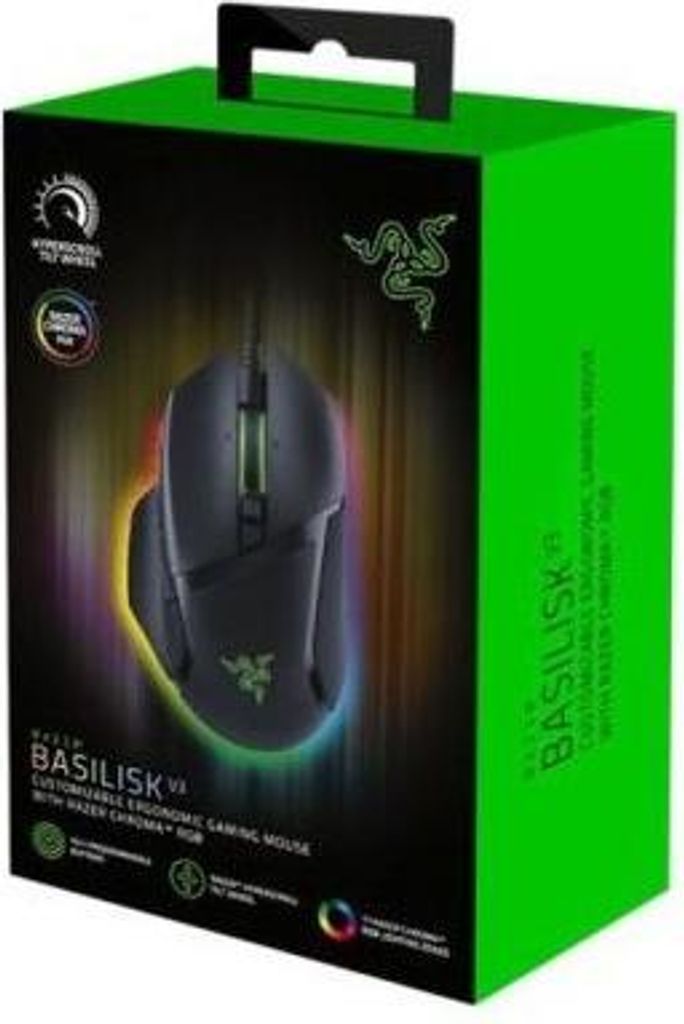 Razer Basilisk V3, rechts, Optisch, USB Typ-A, 26000 DPI, Produktbild 