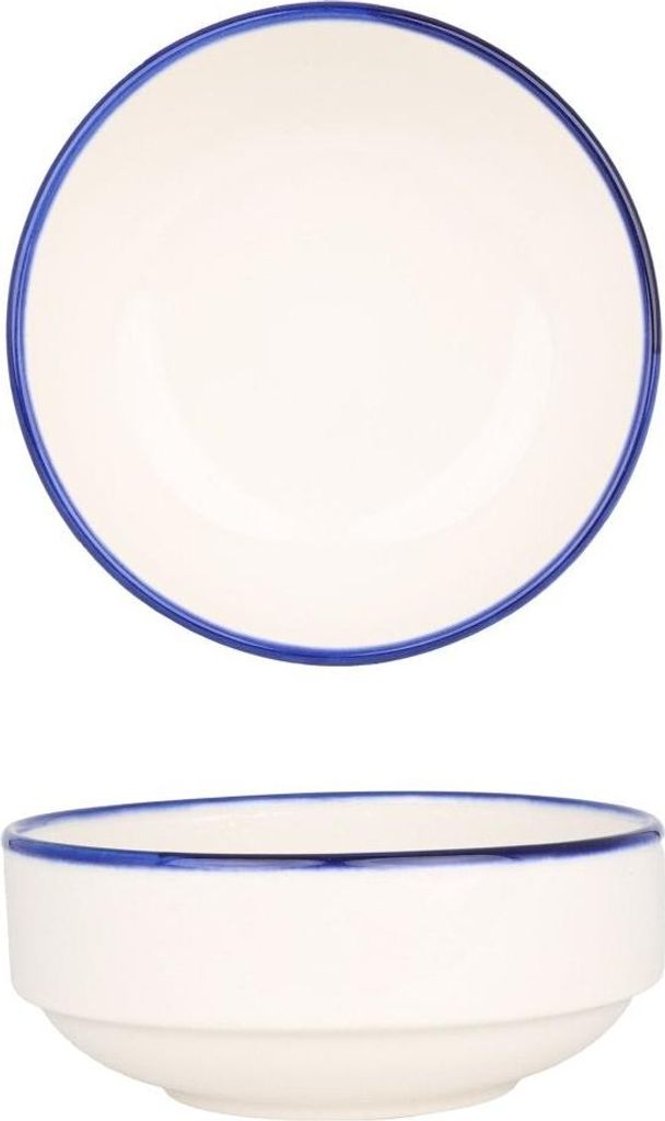 Rinart Servierschale - Blue Edge - Porzellan - 12 cm Zdjęcie produktu 