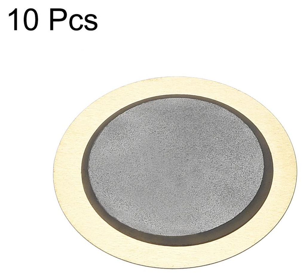 10 Stk. Piezoscheiben Akustisch Tonabnehmer Wandler Elemente Summer CBG Gitarre 25mm