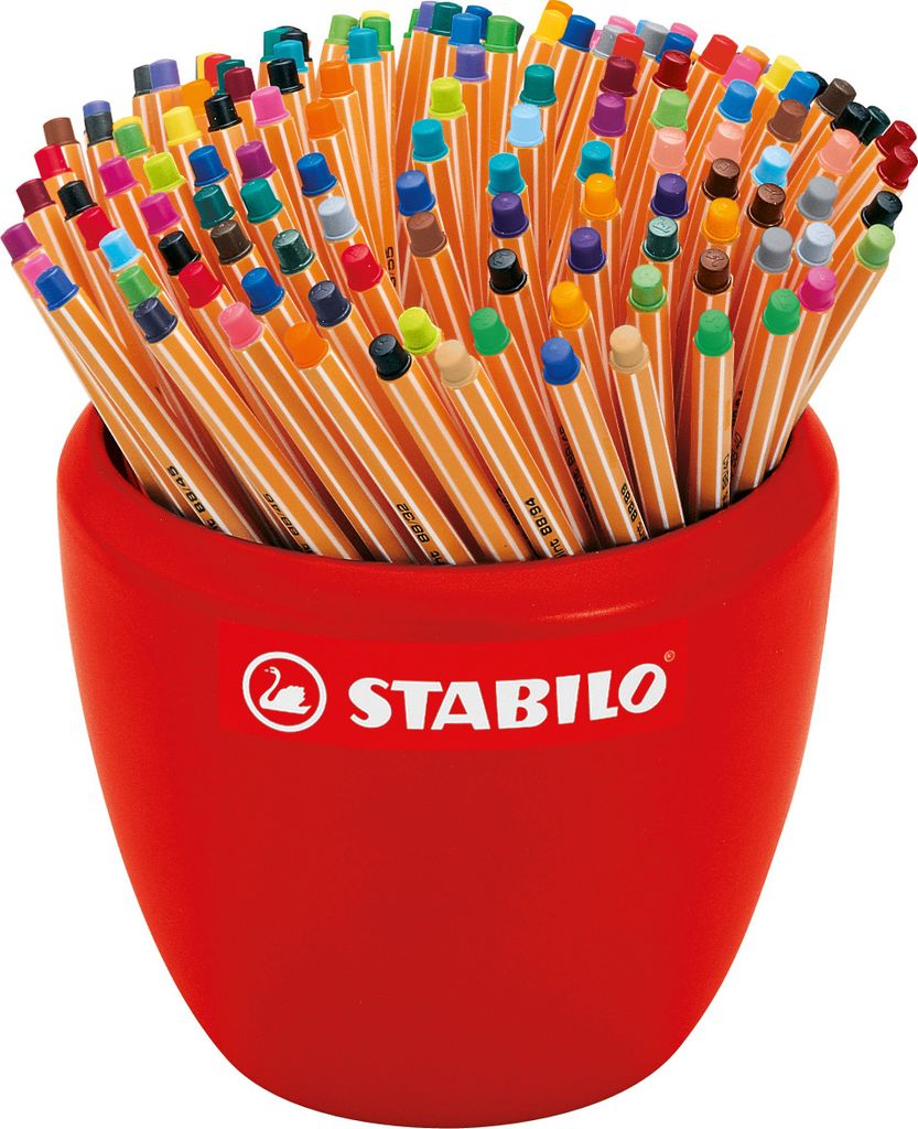 STABILO Fineliner point 88 150er Keramiktopf