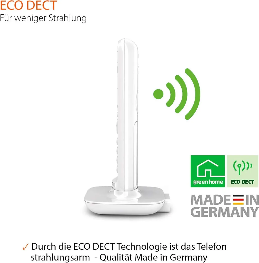 Gigaset CL390HX Lucent White - Combiné Supplémentaire DECT Design - 20