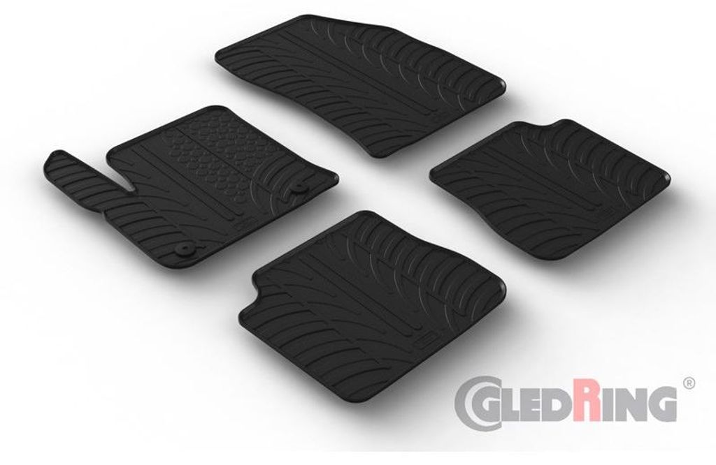 Gledring Fußmatten Set Gummi passend für PEUGEOT 2008 II Produktbild 