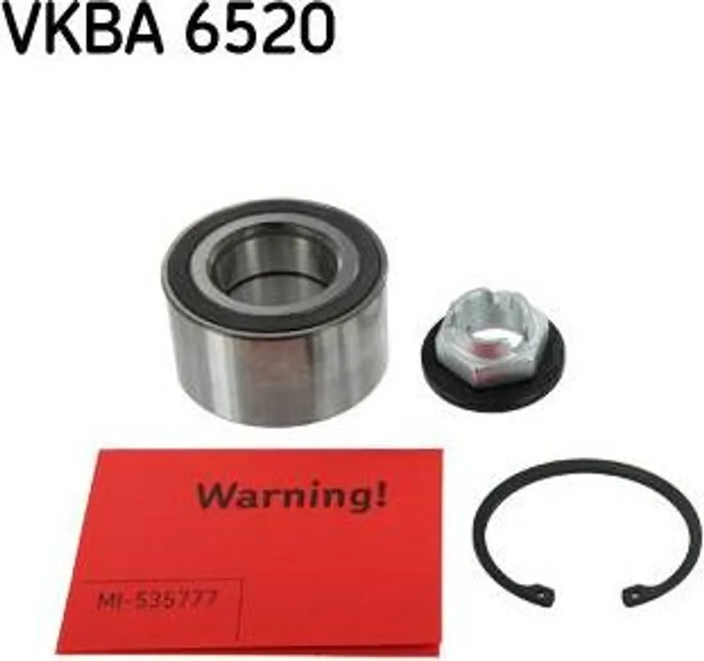 SKF VKBA 6520 Kit de Roulement de Roue OE 1484266 pour Tourneo Transit