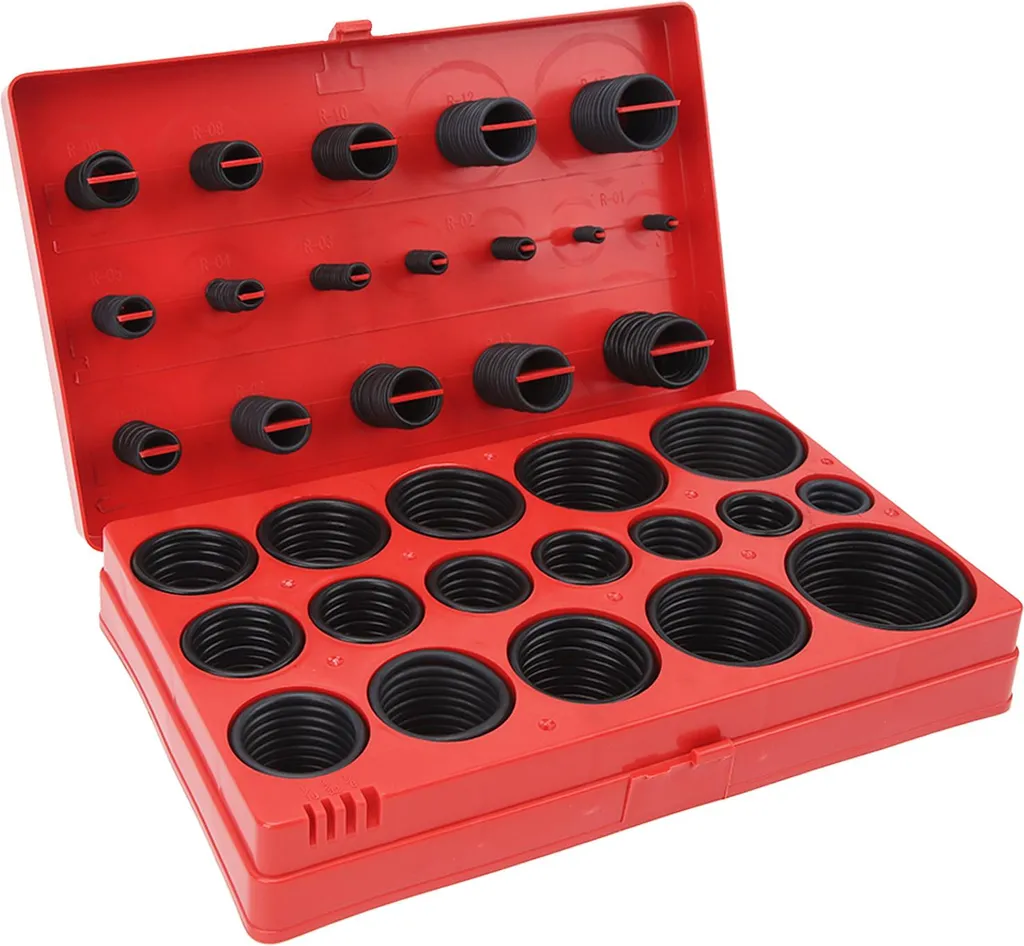 Coffret de 419 joints toriques métriques en caoutchouc nitrile NBR noir - 3