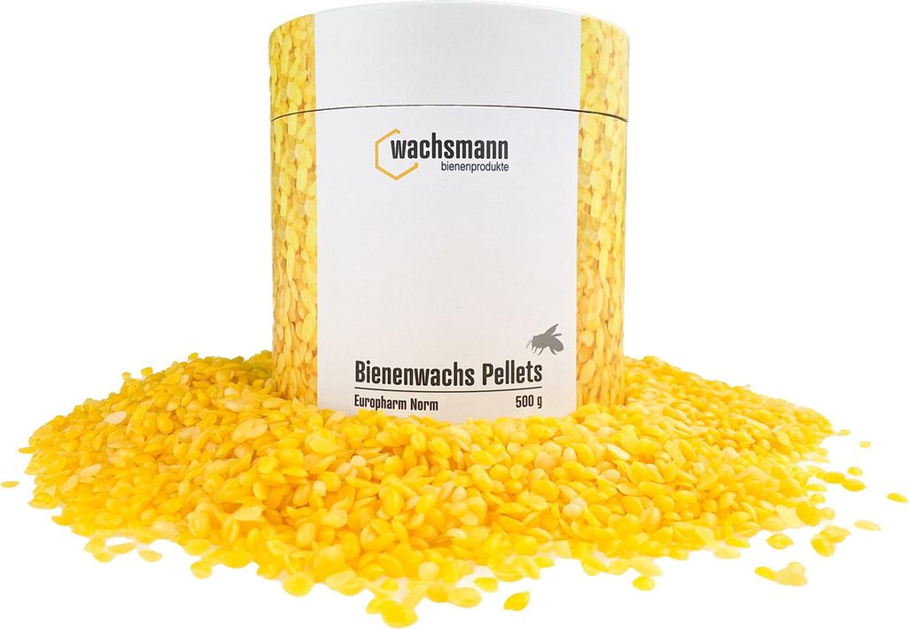 Bienenwachs Pastillen für Kosmetik, Kerzen, Bienenwachstücher - Medizinische Qualität, Ph. Eur. 8.0 Norm
