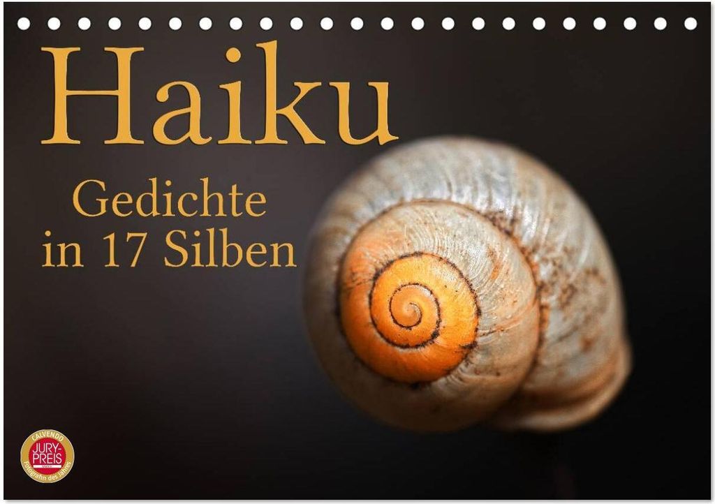 Haiku - Gedichte in 17 Silben (Tischkalender 2026 DIN A5 quer), CALVENDO Monatskalender