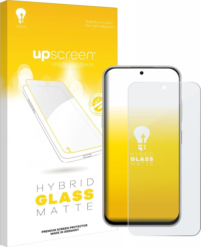 upscreen Entspiegelungs Schutzglas für Nubia V80 Pro Schutzfolie Panzer Folie Glas Display Schutz matt