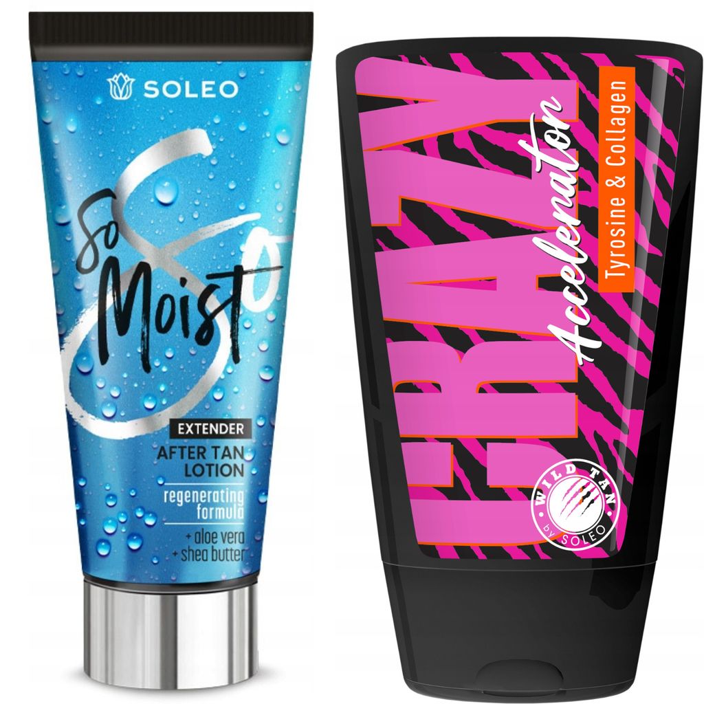 Soleo So Moist + Wild Tan Crazy Accelerator