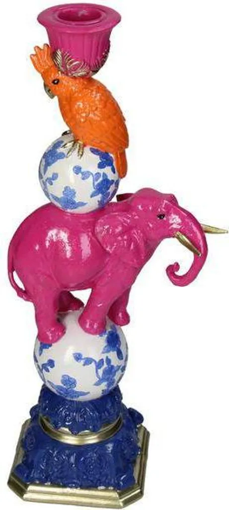 Chandelier éléphant rose 30 cm : l'objet déco pour sortir du banal