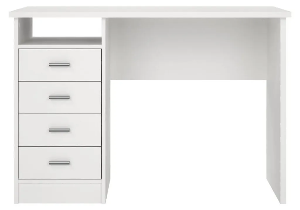 Bureau gain de place 110 cm FUNCTION 4 tiroirs - Finissez-en avec le désordre