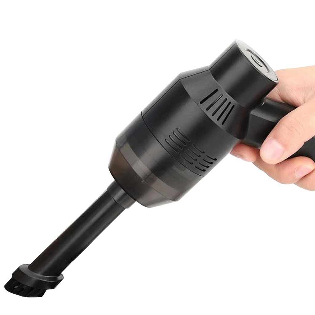 USB Wiederaufladbarer Handstaubsauger, tragbar Auto Staubsauger, 2000mAh,18W, 3-in-1 Düsen, für Tastatur, Auto, Sofa, Fensterrahmen