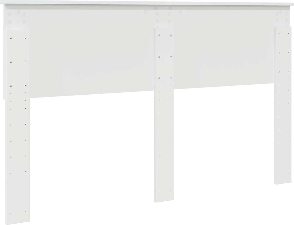 vidaXL Kopfteil Glänzend Weiß 90 cm Holzwerkstoff