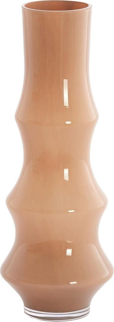 Vase - H 40 cm - Karamell - Glas - Farbverlauf