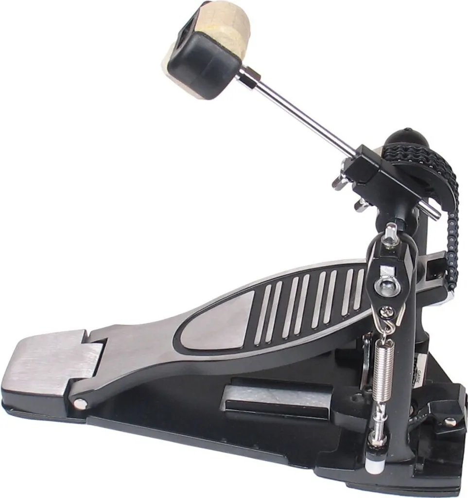 Pédale unique PRO PROLINE avec double chaîne et batteur double face