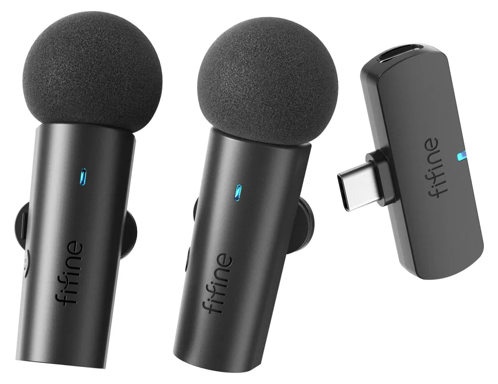 Micro Sans Fil Omnidirectionnel USB-C et iPhone FIFINE M8 Duo