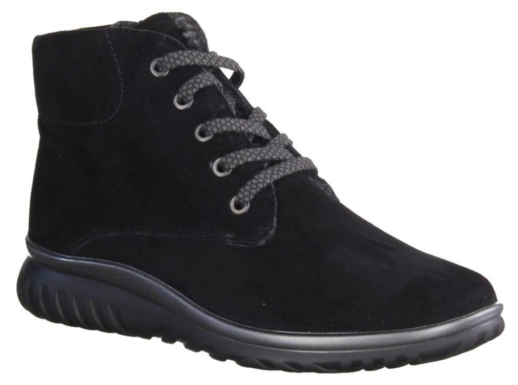 Semler Lena Damenschuhe Stiefeletten Schnürer Schwarz Produktbild 