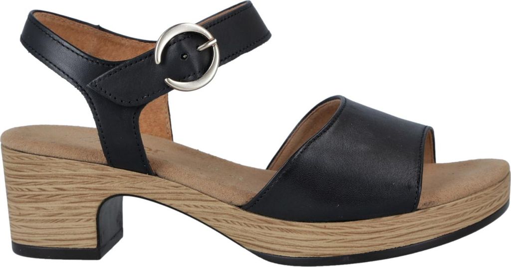 Gabor Plateau Sandaletten Damen 31373838393230 Schwarz 36 EU