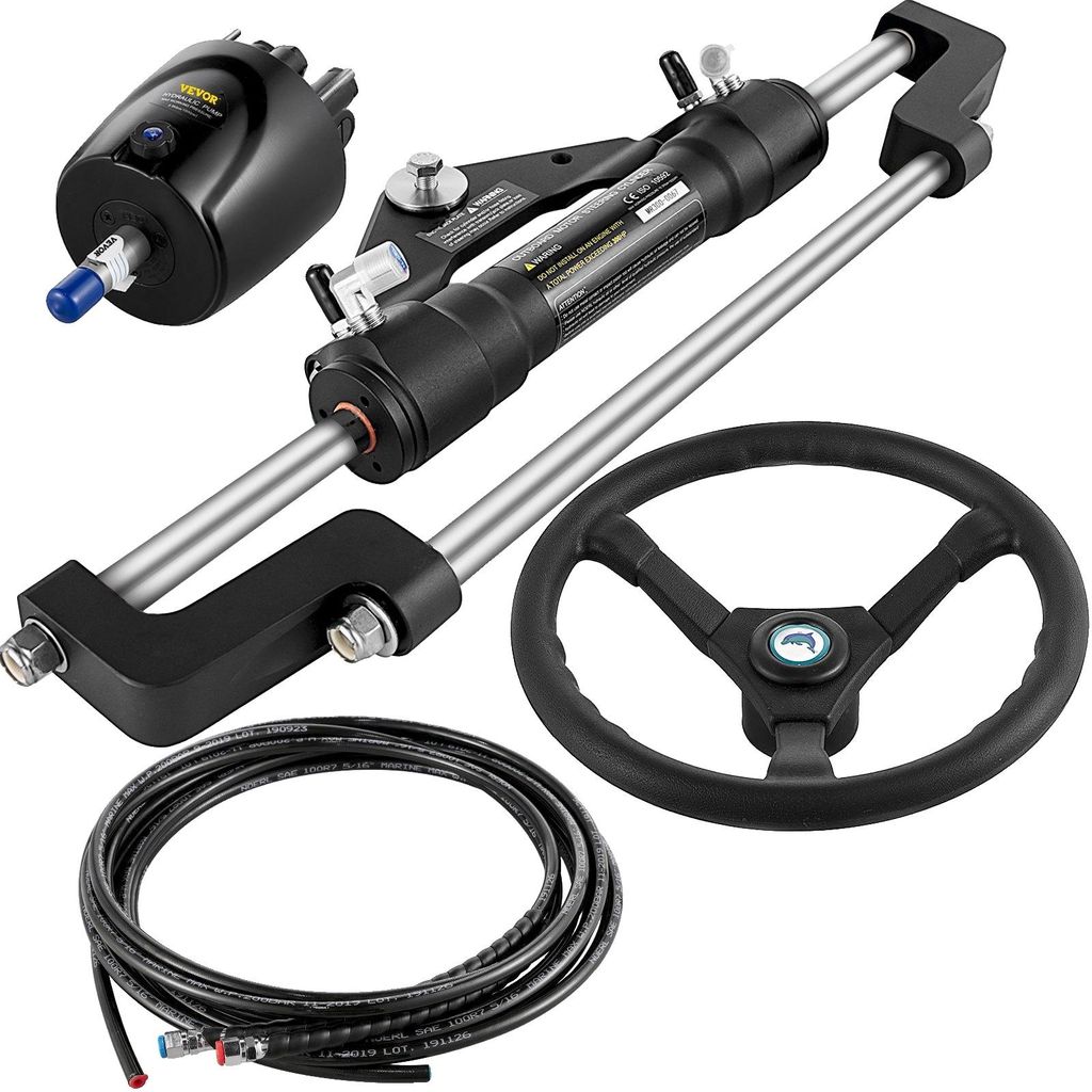 VEVOR Hydraulisch stuurset voor boten, 300 pk, inclusief Productafbeelding 