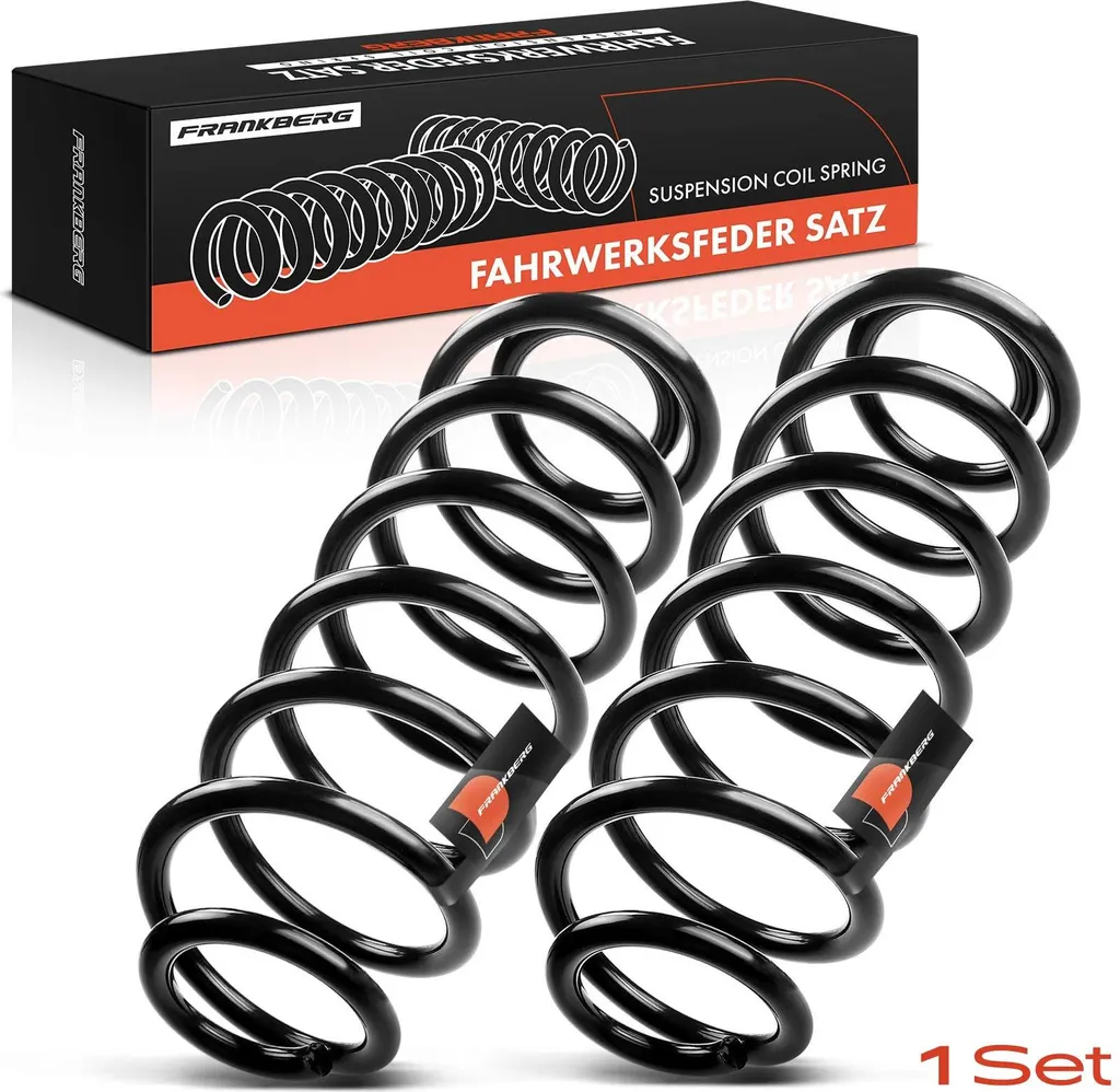 2 Ressorts de Suspension Arrière Frankberg pour VW EOS et Touran 1T3