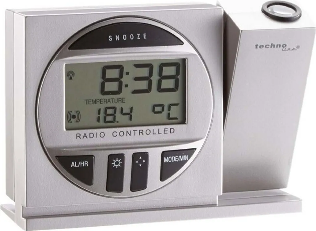 Réveil Technoline WT 590 avec Projecteur Orientable et Alarme Programmable - 2