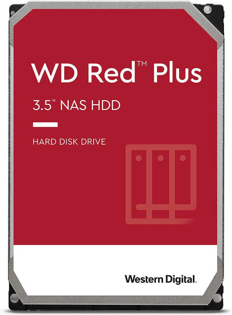 Western Digital WD Red Plus, 4 TB, 5400 ot/min, 3.5", Obrázek produktu 