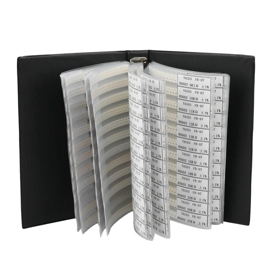 Assortiment de résistances CMS 0603 Kit d'échantillons électronique