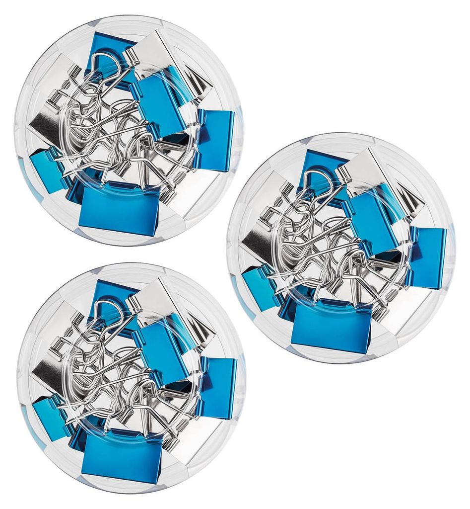 Herlitz 3x Vielzweckklammern Frozen Glam 3 Größen sortiert