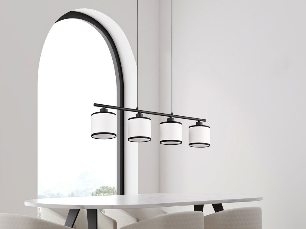 LED Esstischlampen hängend über Kochinsel & Kücheninsel, Balkenlampe mehrflammig