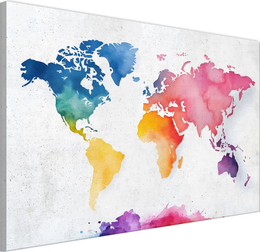 LUMASOUL Quadri su tela con motivo, quadri da parete con cornice in legno, quadri 120x80cm multicolore
