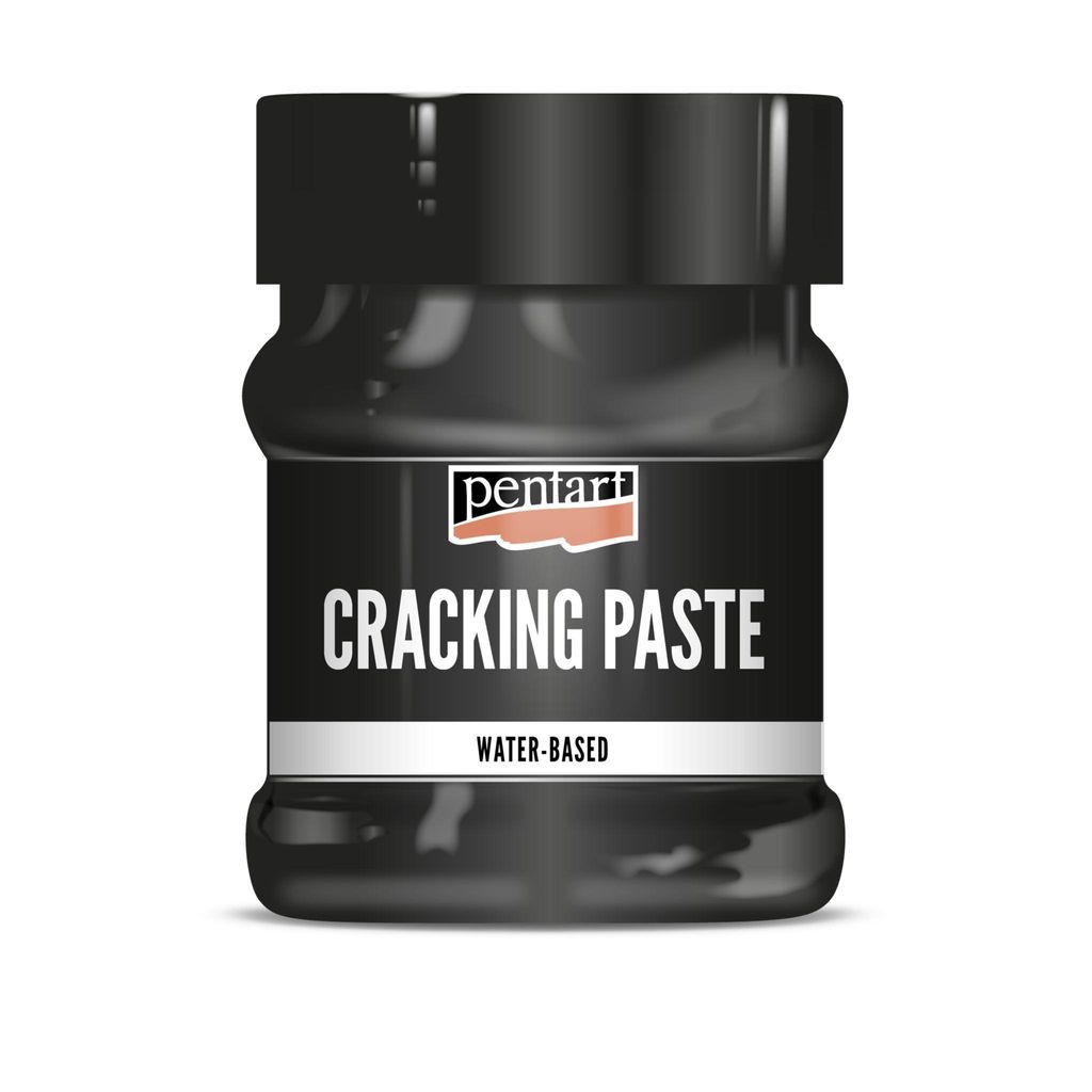 PENTART Crackingpaste, 230 ml, Schwarz