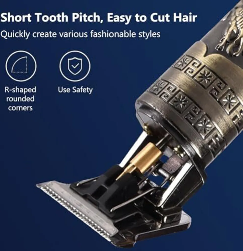 Trimmer Professionale Uomo T-Blade - Regolabarba e Capelli Wireless - 7