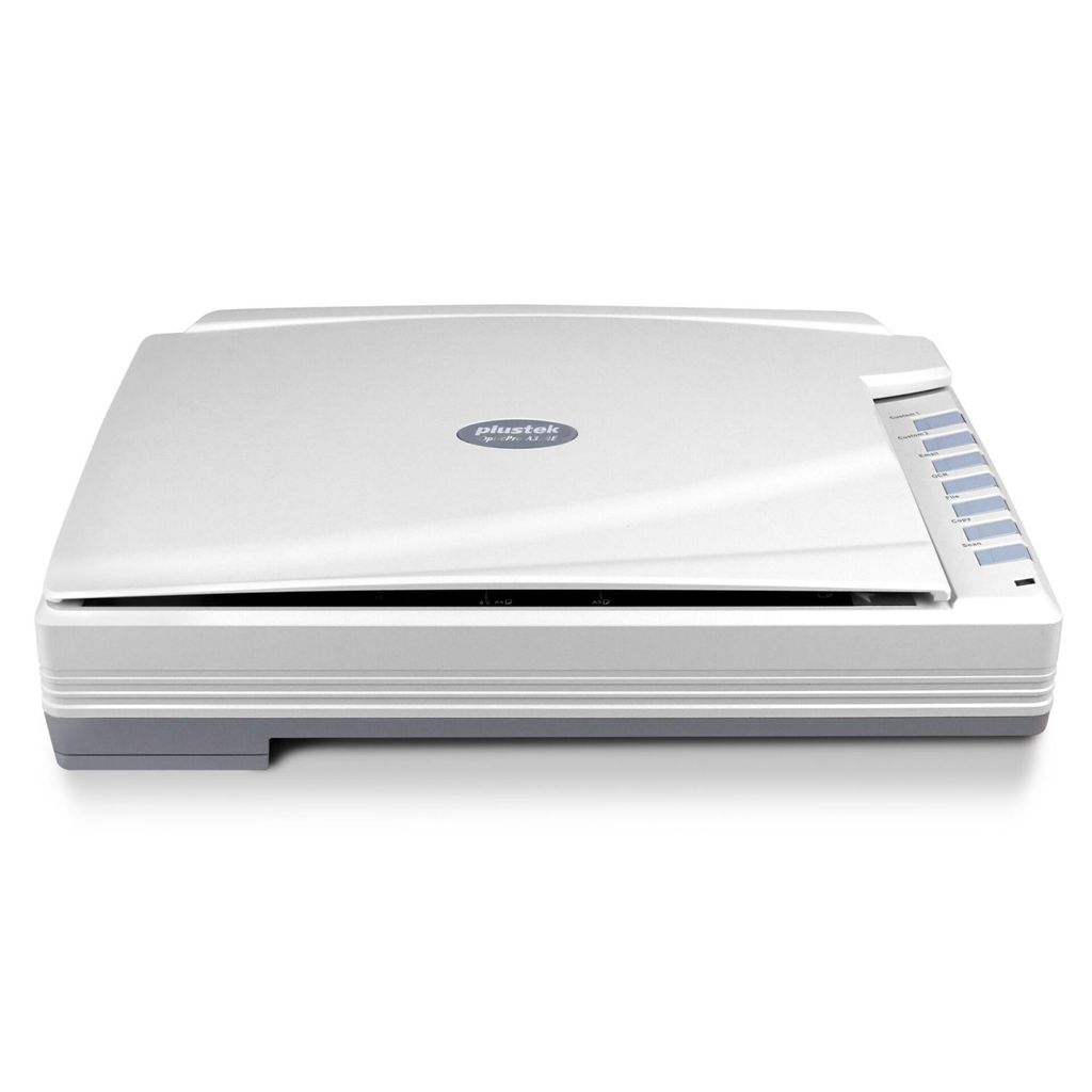Plustek OpticBook A320E - Flachbettscanner - CCD - A3 - 800 dpi - bis zu 2500 Scanvorgänge/Tag