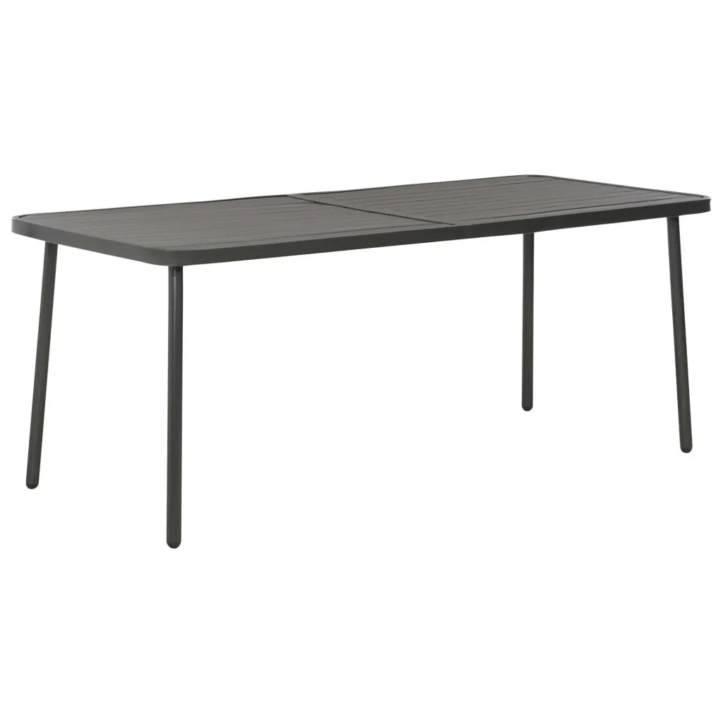 Table de jardin 6 places pour repas de famille The Living Store