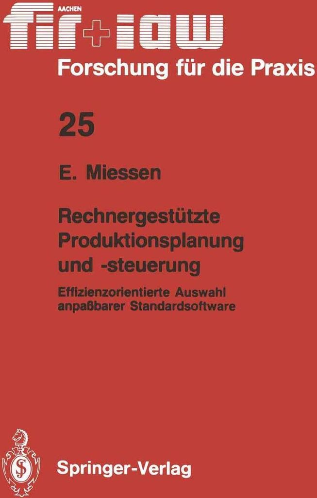 Rechnergestützte Produktionsplanung und -steuerung