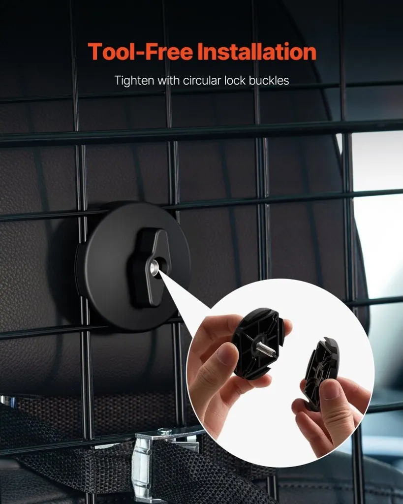 Parete Divisoria Auto per Cani 968x405 mm | Standard Sicurezza UE - 5