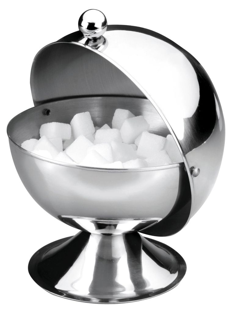 LACOR Zuckerdose kügelförmig 14 cm Durchmesser 600 ml