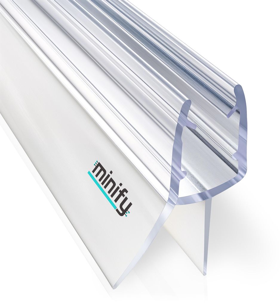 minify Duschdichtung Glastür 5–8 mm, transparentes U-Profil Produktbild 