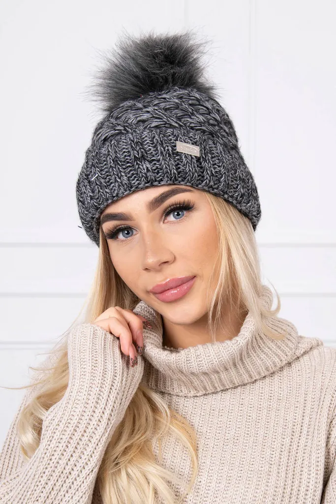 Kesi Berretto Donna Mokrut Nero e Grigio: L'Eleganza del Calore - 3