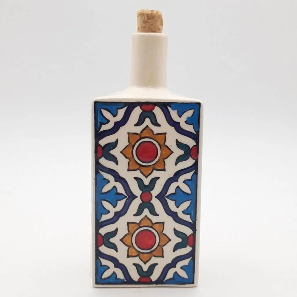 Vinaigrier et Huilier Muflier en verre décoratif - 0,5L avec bec verseur