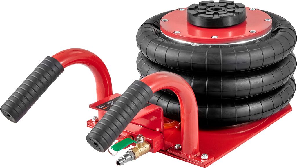 SucceBuy 3 Ton/6600 lbs Triple Bag Air Jack Pneumatischer Wagenheber für Auto SUV Heben