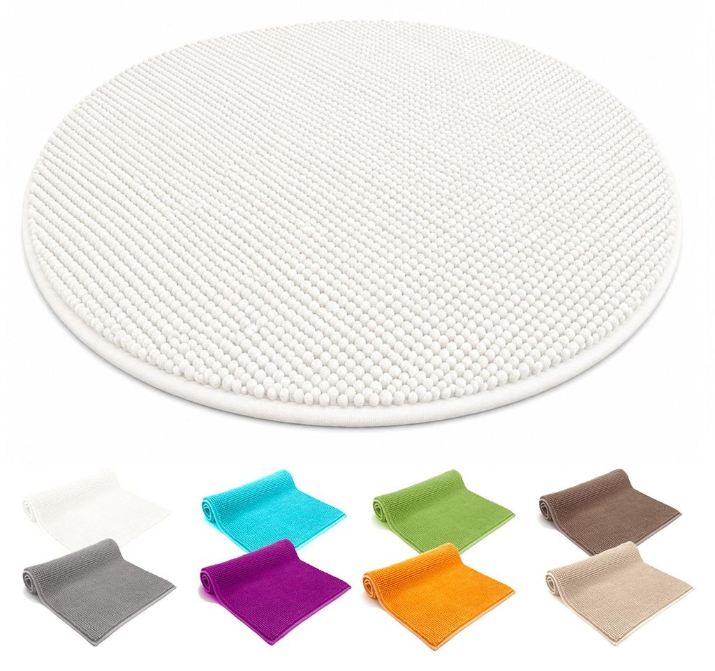 heimtexland ® Badvorleger Chenille Super Flauschig Produktbild 